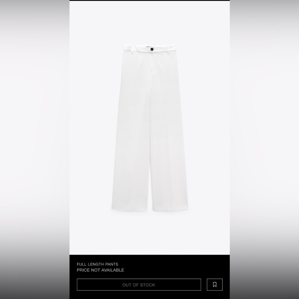 FULL LENGTH WHITE PANTS